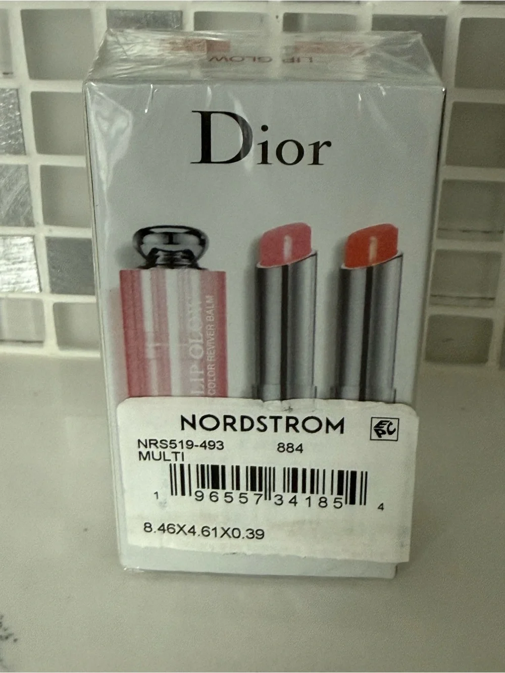 Sealed Box DIOR Addict Lip Glow Duo ( Pink & Coral )001&004 Fast Post